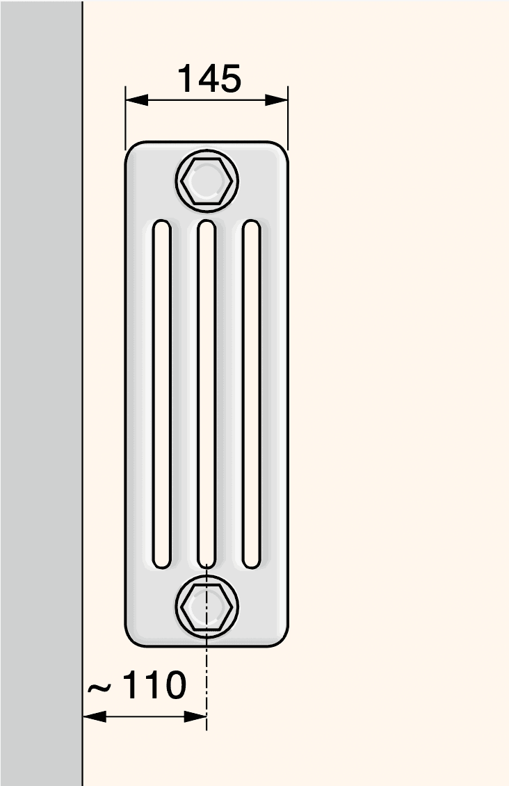 Трубчатый радиатор Arbonia 4035