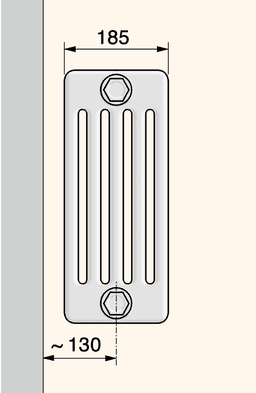 Радиаторы Arbonia 5-трубчатые (185 мм)
